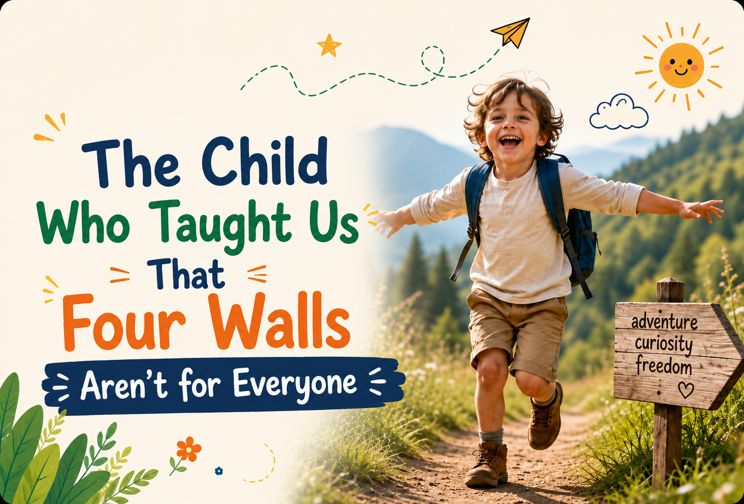 The Child Who Taught Us That Four Walls Aren’t for Everyone